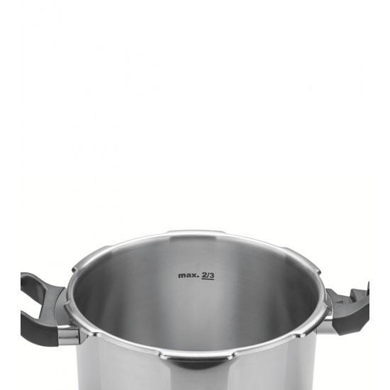 Panela de Pressão 6 Litros 22cm Brava em Aço Inox Tramontina com Fundo Triplo